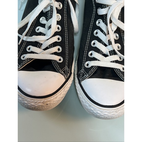 Converse Chuck Taylor All Star Black Low Top Canvas Sneakers Men's Size 9 - Picture 5 of 13